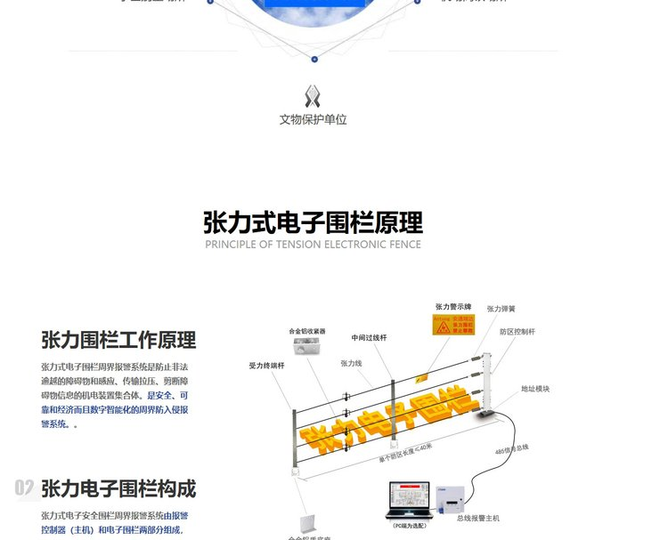 燃氣站周界雙防區(qū)張力電子圍欄設防盜報警系統(tǒng)